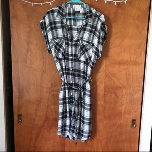 Gap plaid dress, size L